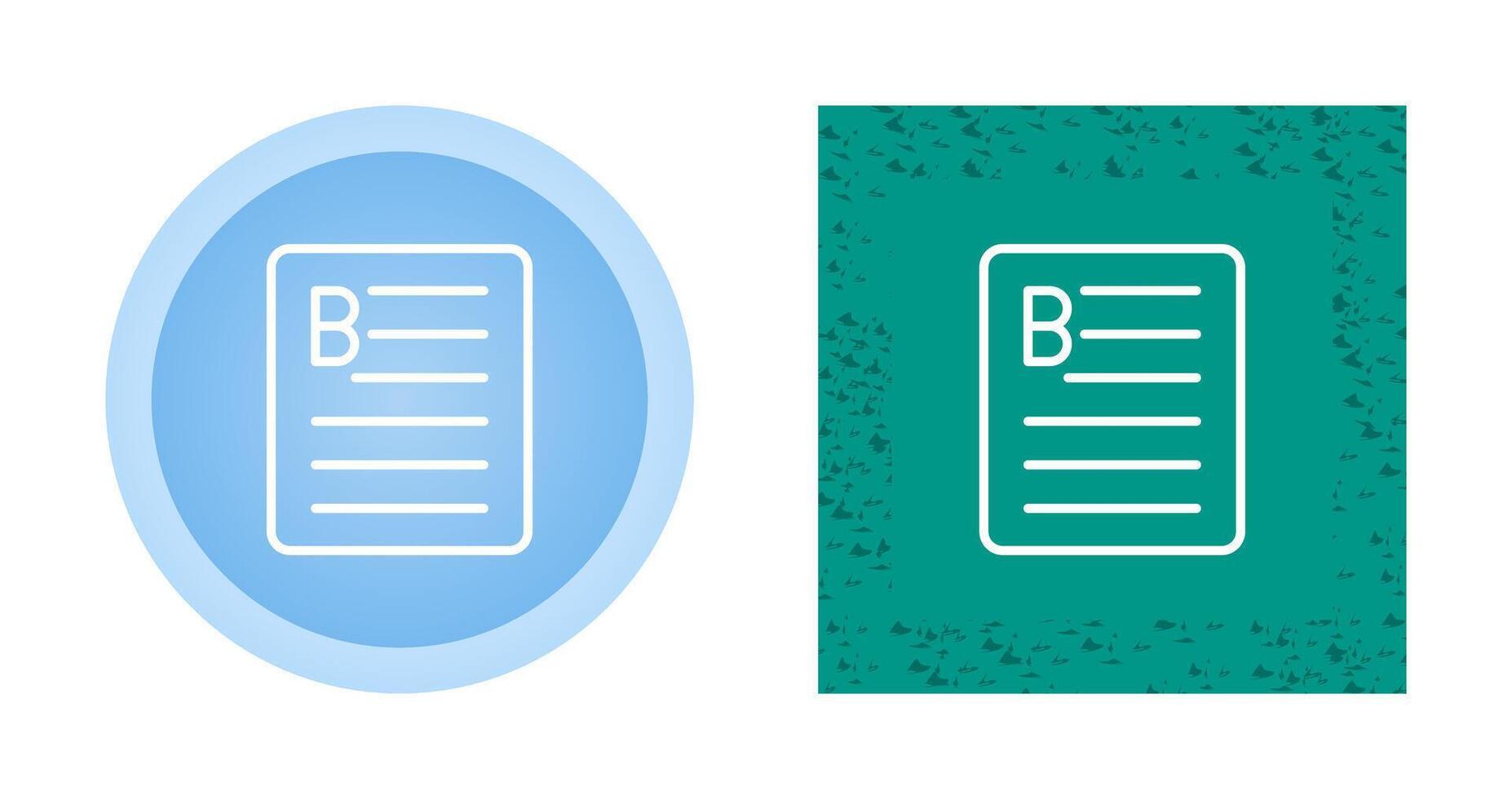 document audacieux vecteur icône