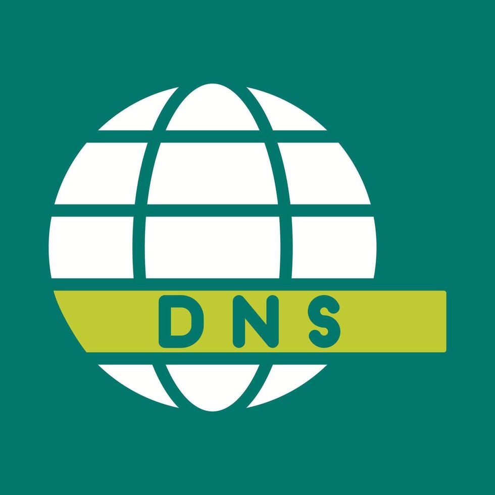 DNS serveur vecteur icône