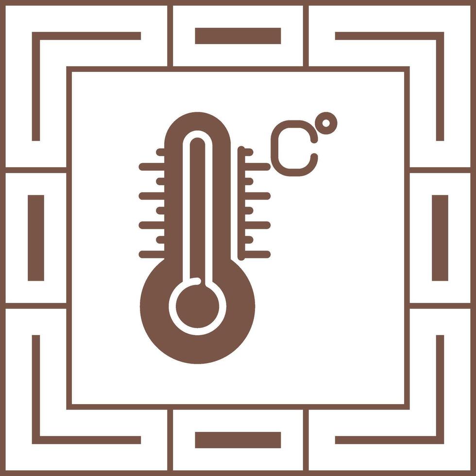 icône de vecteur de température