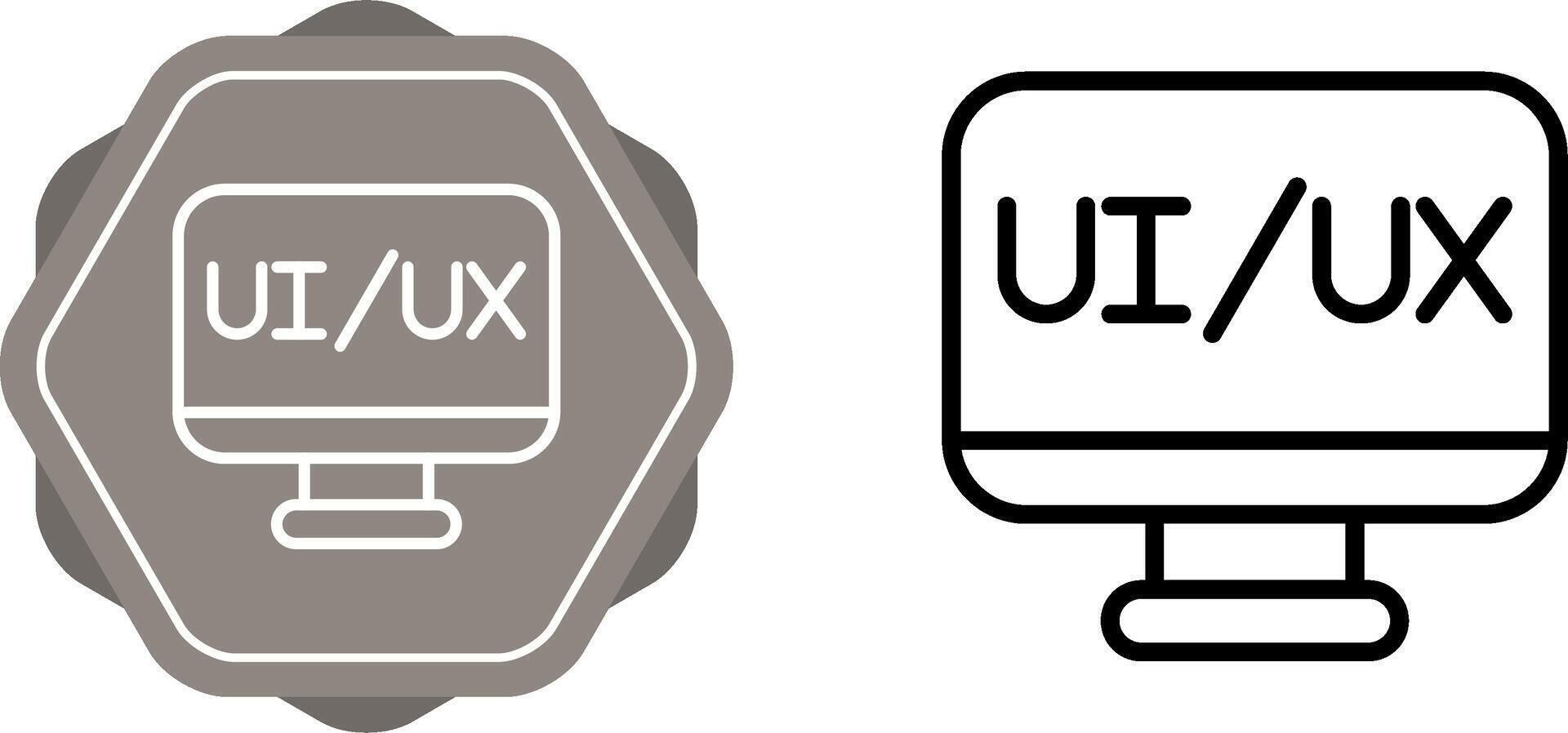 ux ui vecteur icône