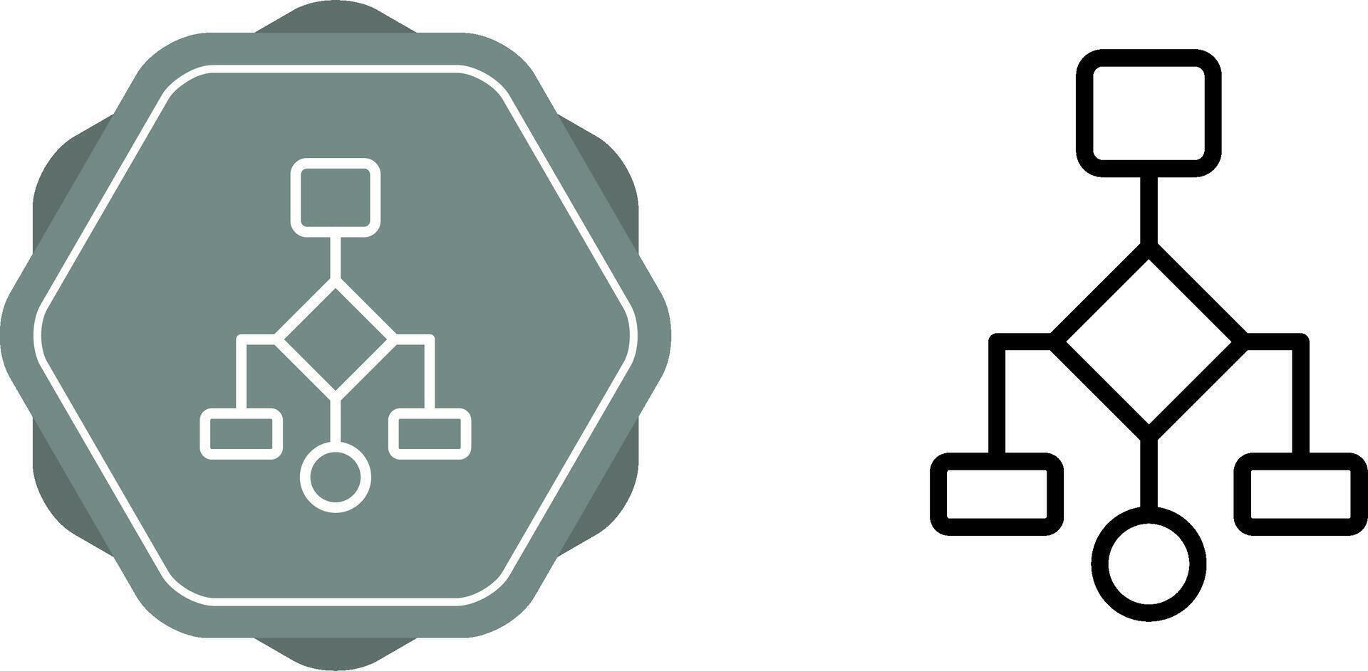 affinité diagramme vecteur icône