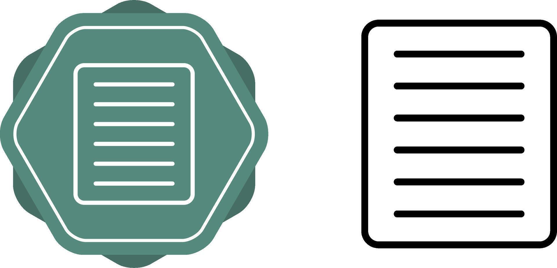 document aligner justifier vecteur icône