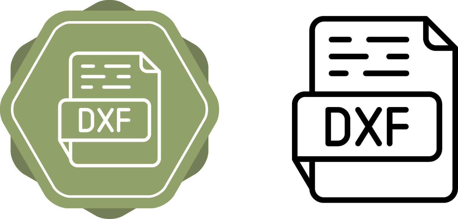 dxf vecteur icône