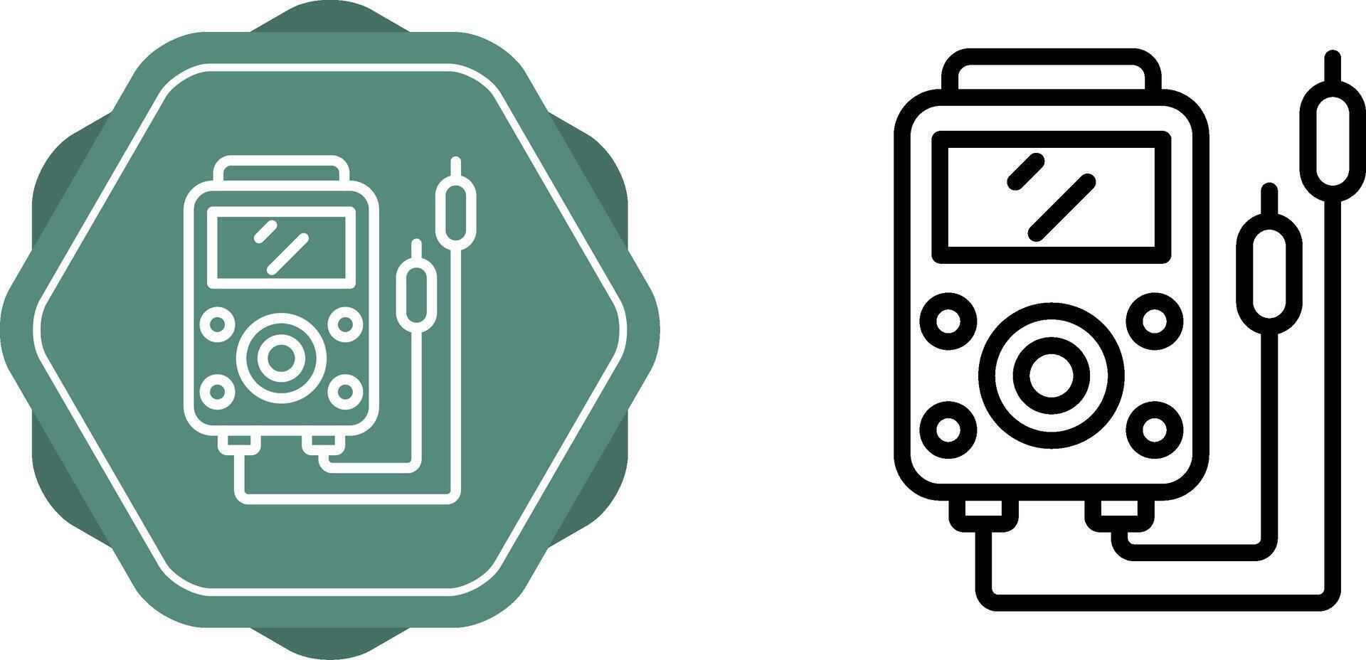 icône de vecteur de multimètre