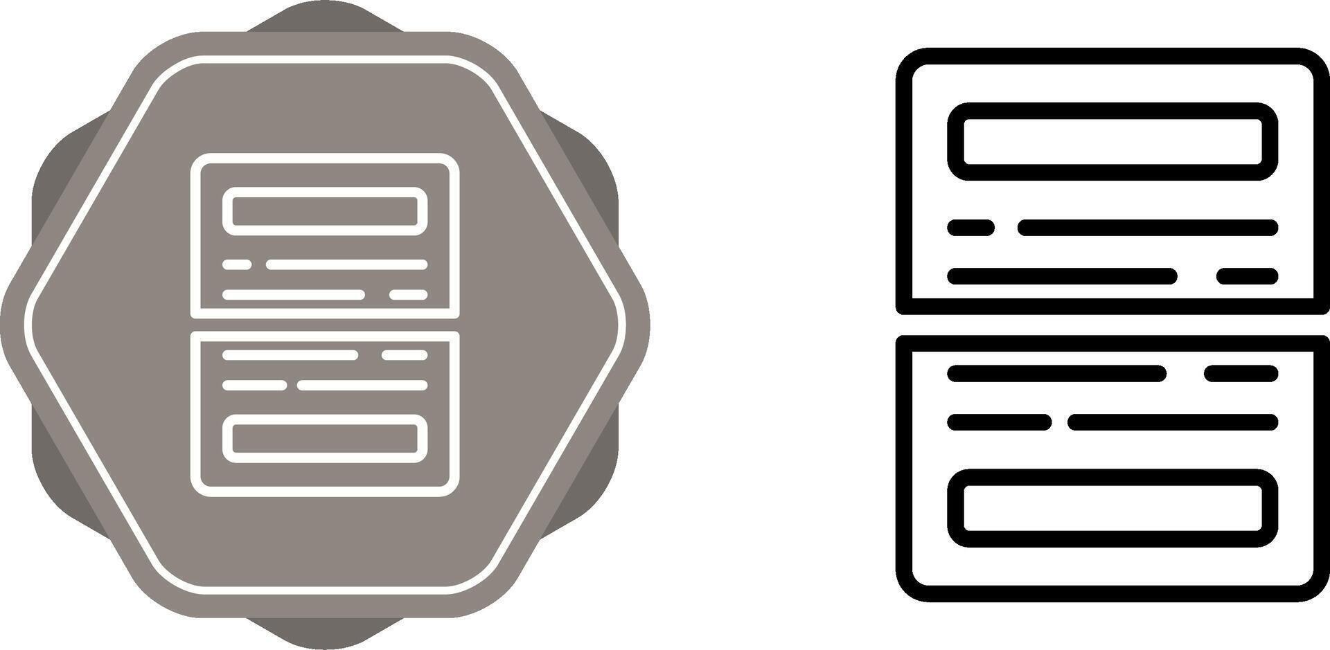 icône de vecteur de document