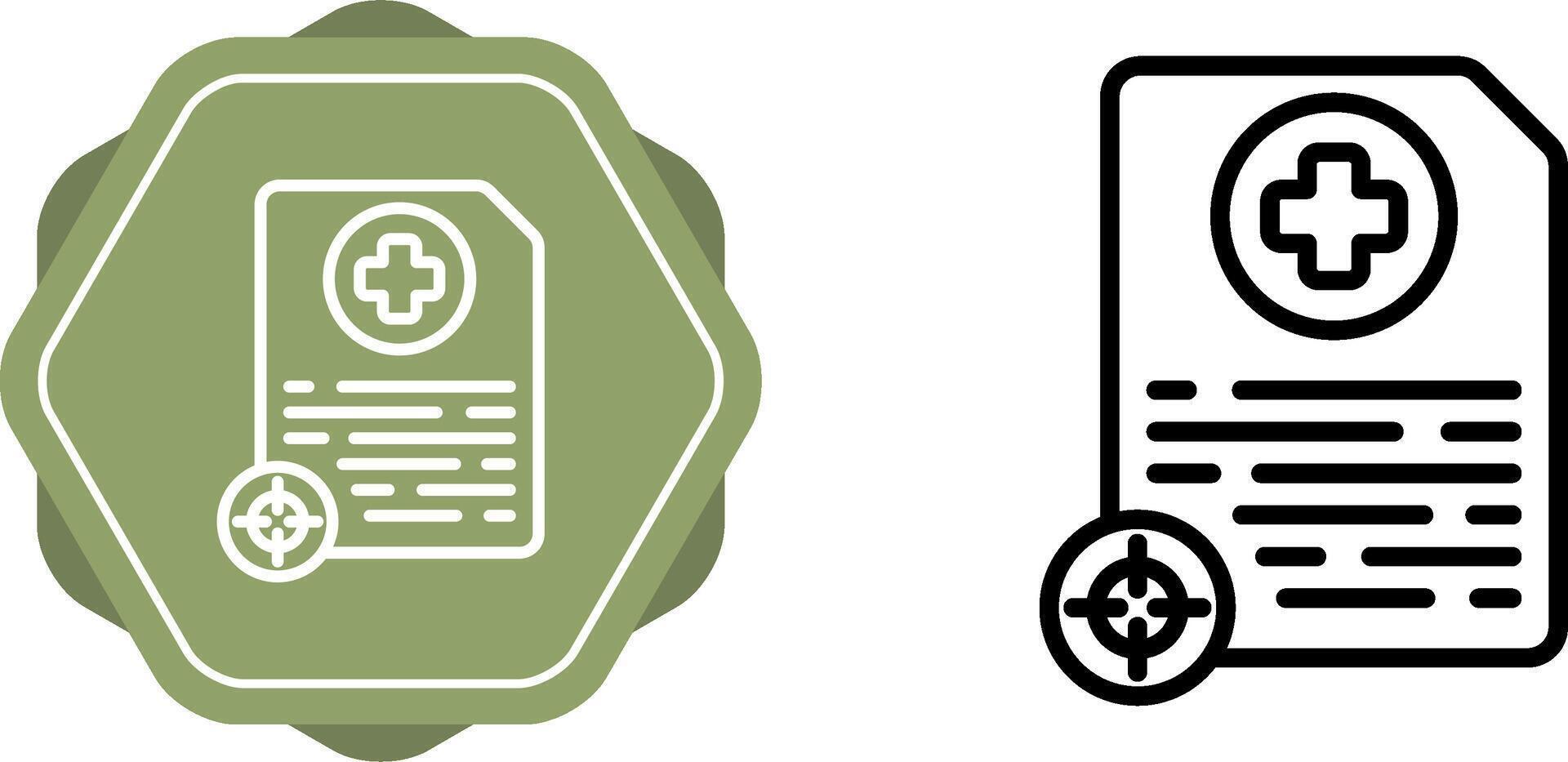 icône de vecteur de document