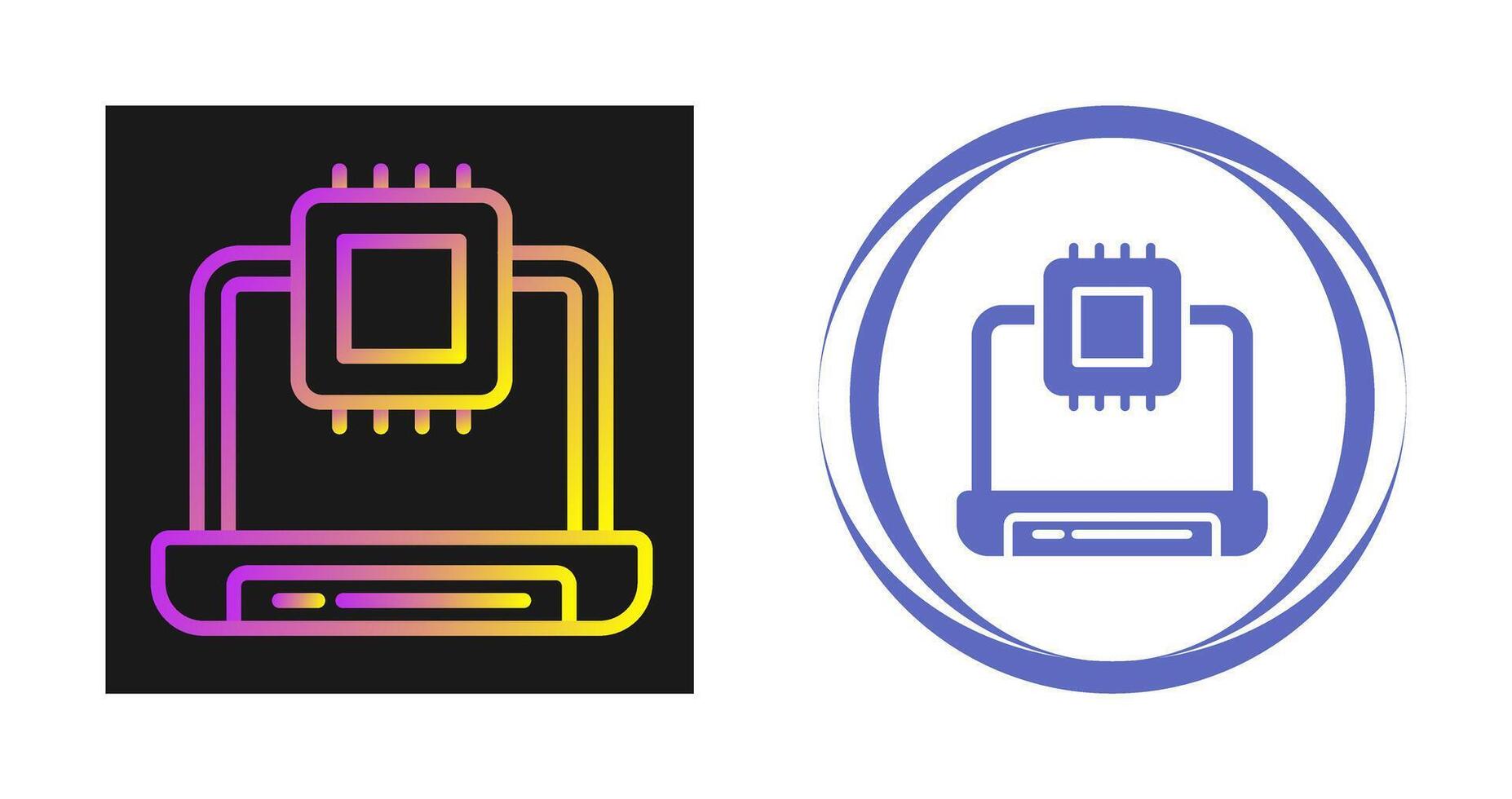 icône de vecteur d & # 39; ordinateur portable
