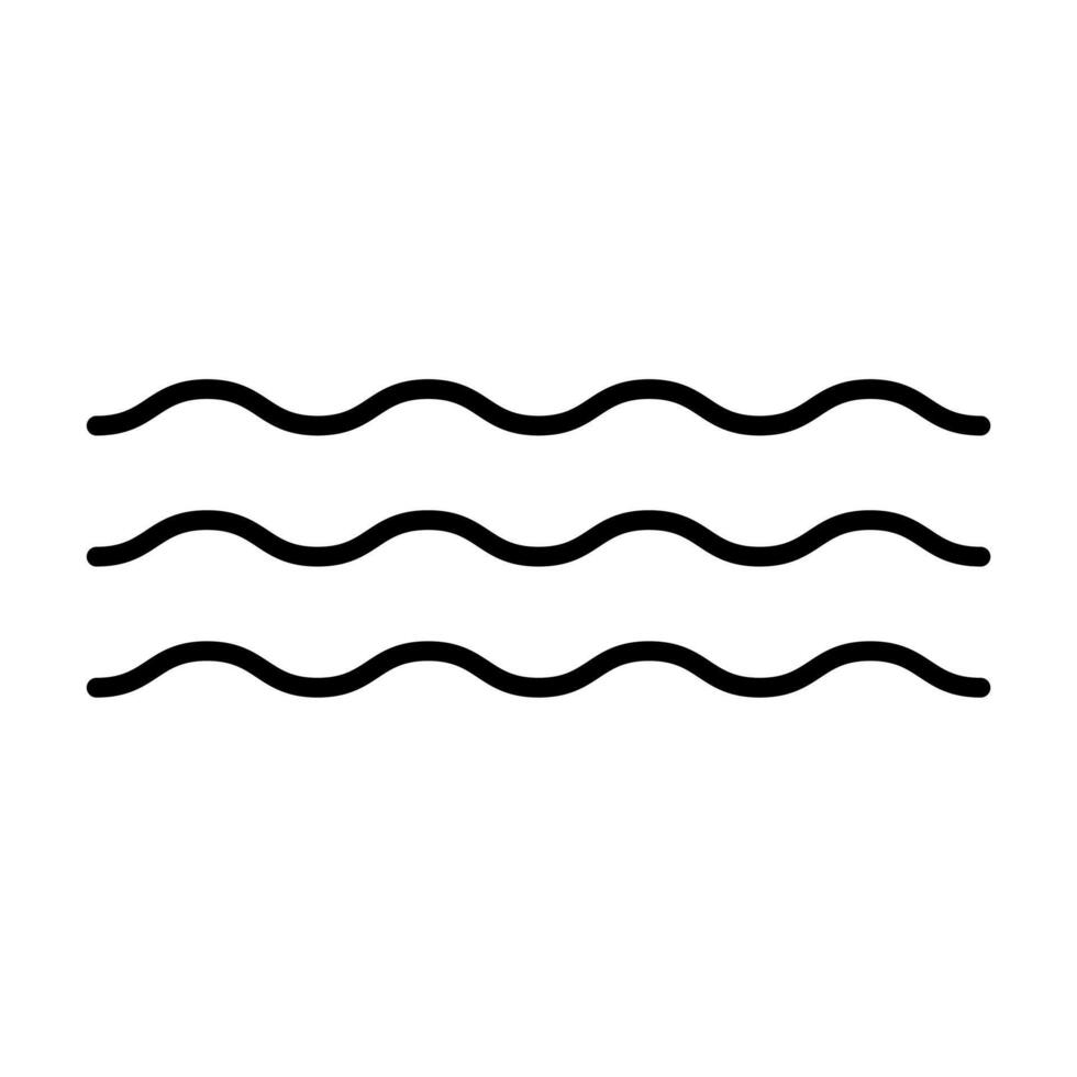 vague vecteur icône l'eau ondulation symbole pour graphique conception, logo, la toile placer, social médias, mobile application, ui illustration