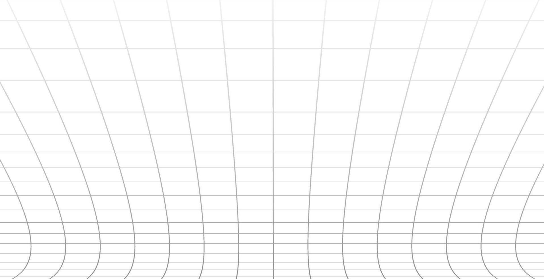 abstrait incurvé la perspective la grille lignes disposition modèle conception vecteur