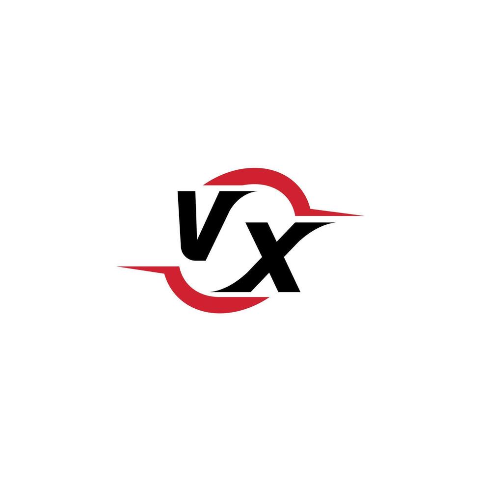 vx initiale esport ou jeu équipe inspirant concept des idées vecteur