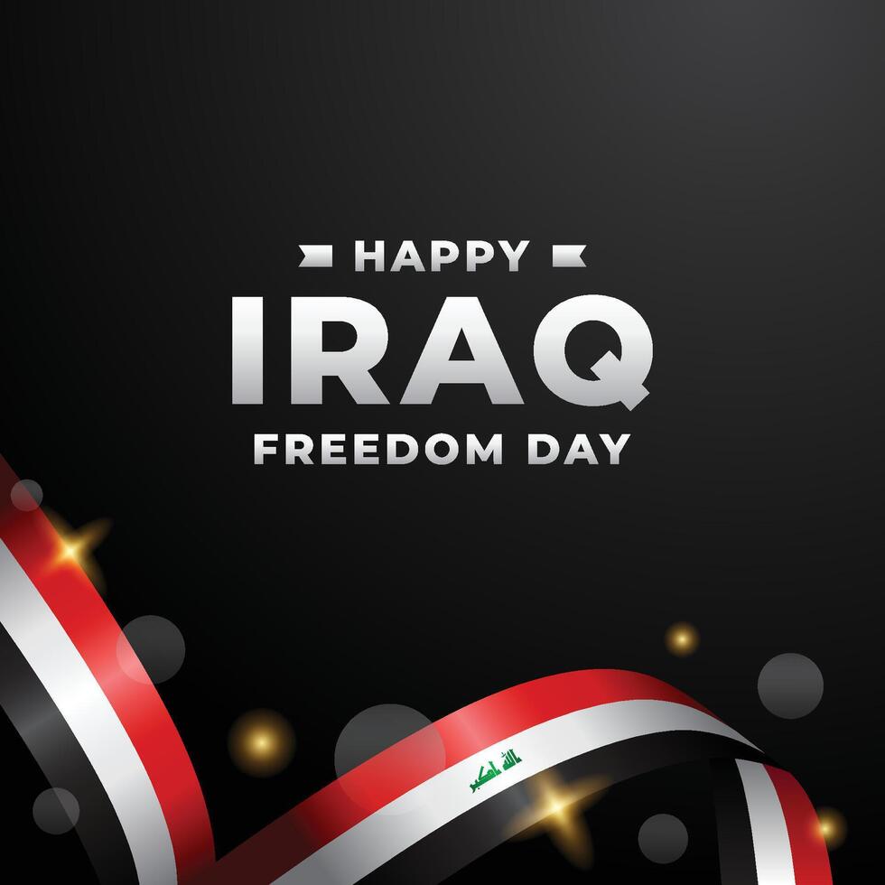 Irak liberté journée conception illustration collection vecteur