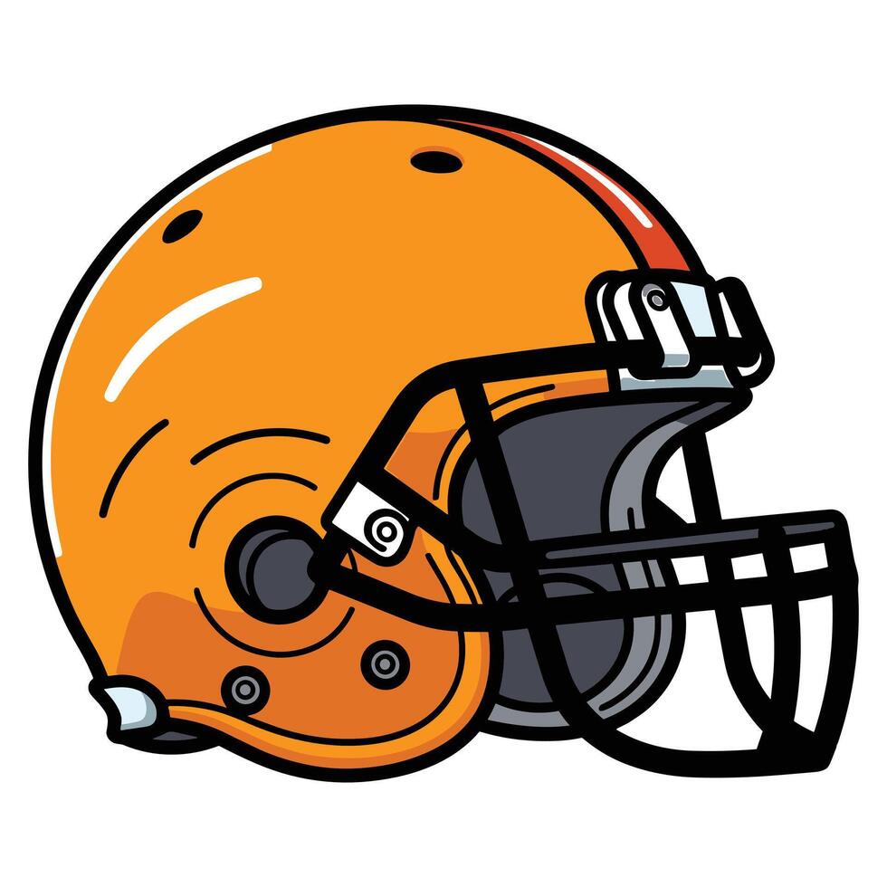 américain Football casque vecteur illustration.