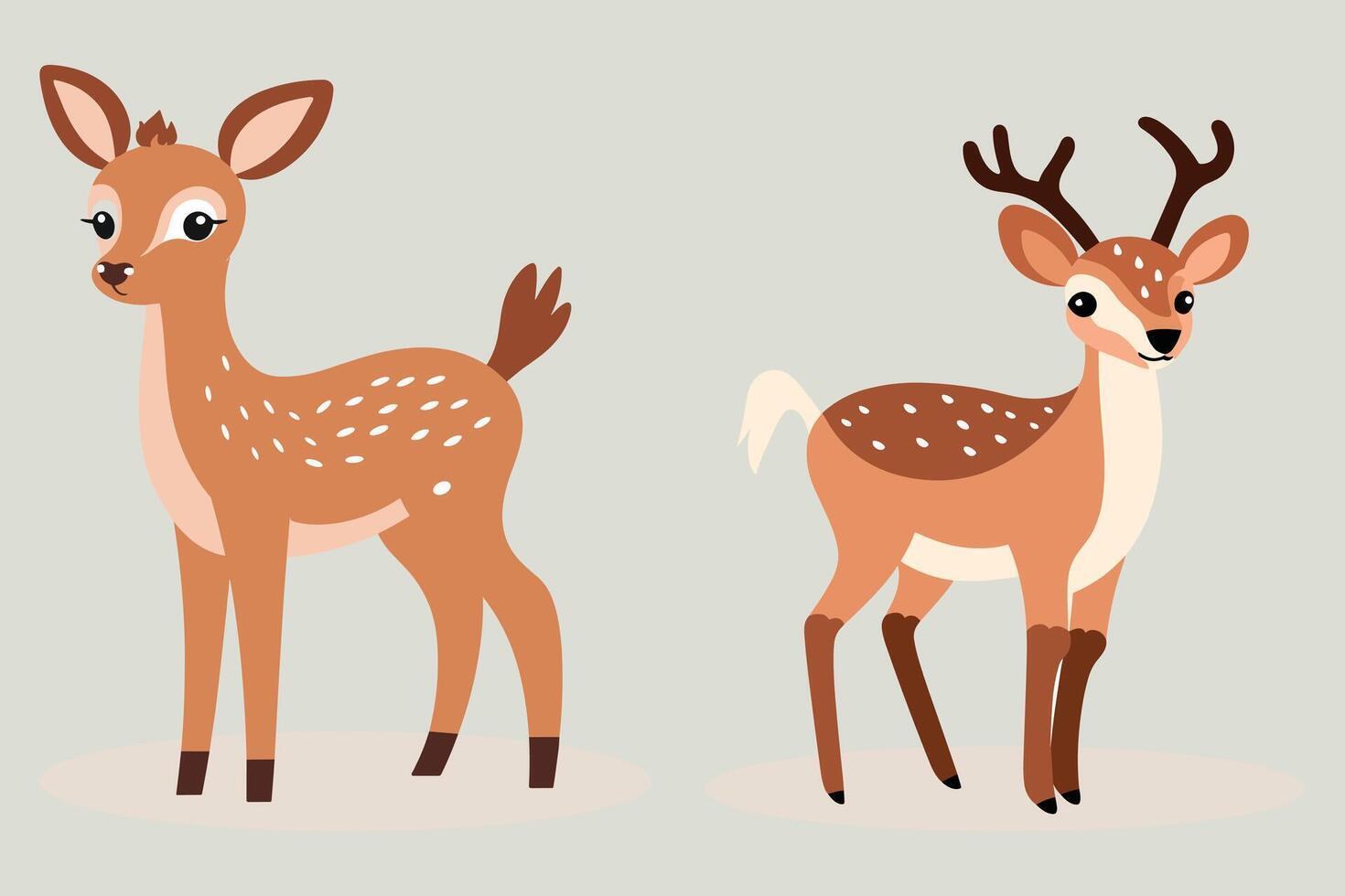 cerf vecteur illustration.