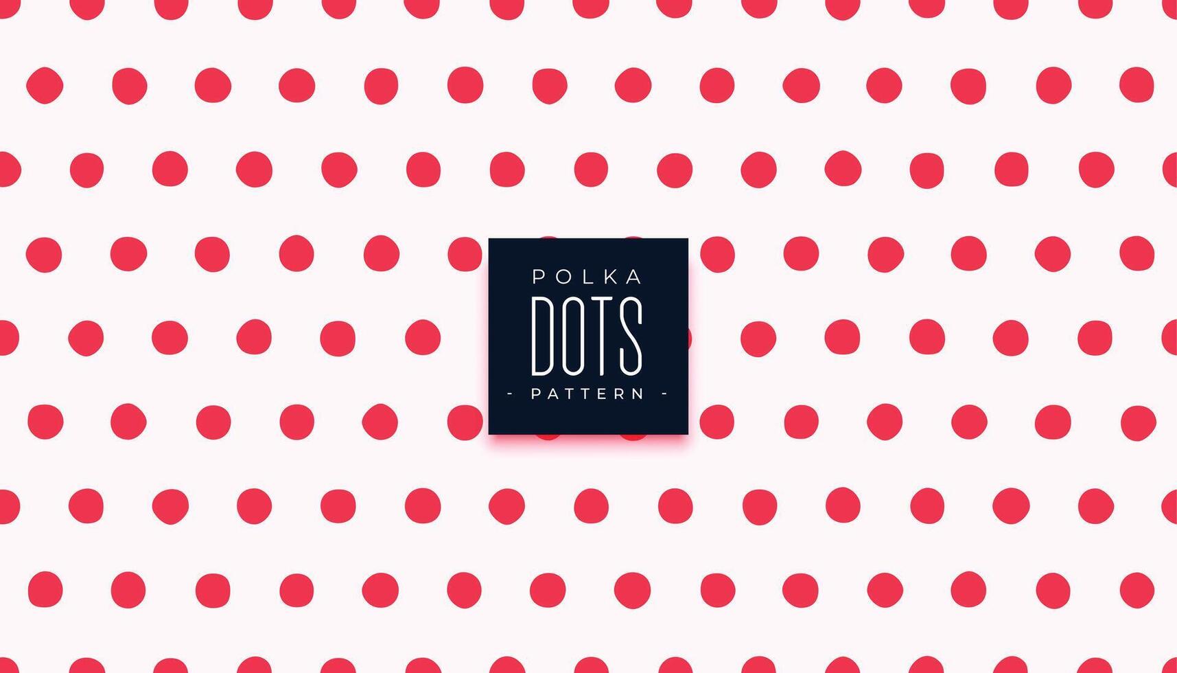 polka style rouge à pois modèle bannière avec ancien effet vecteur