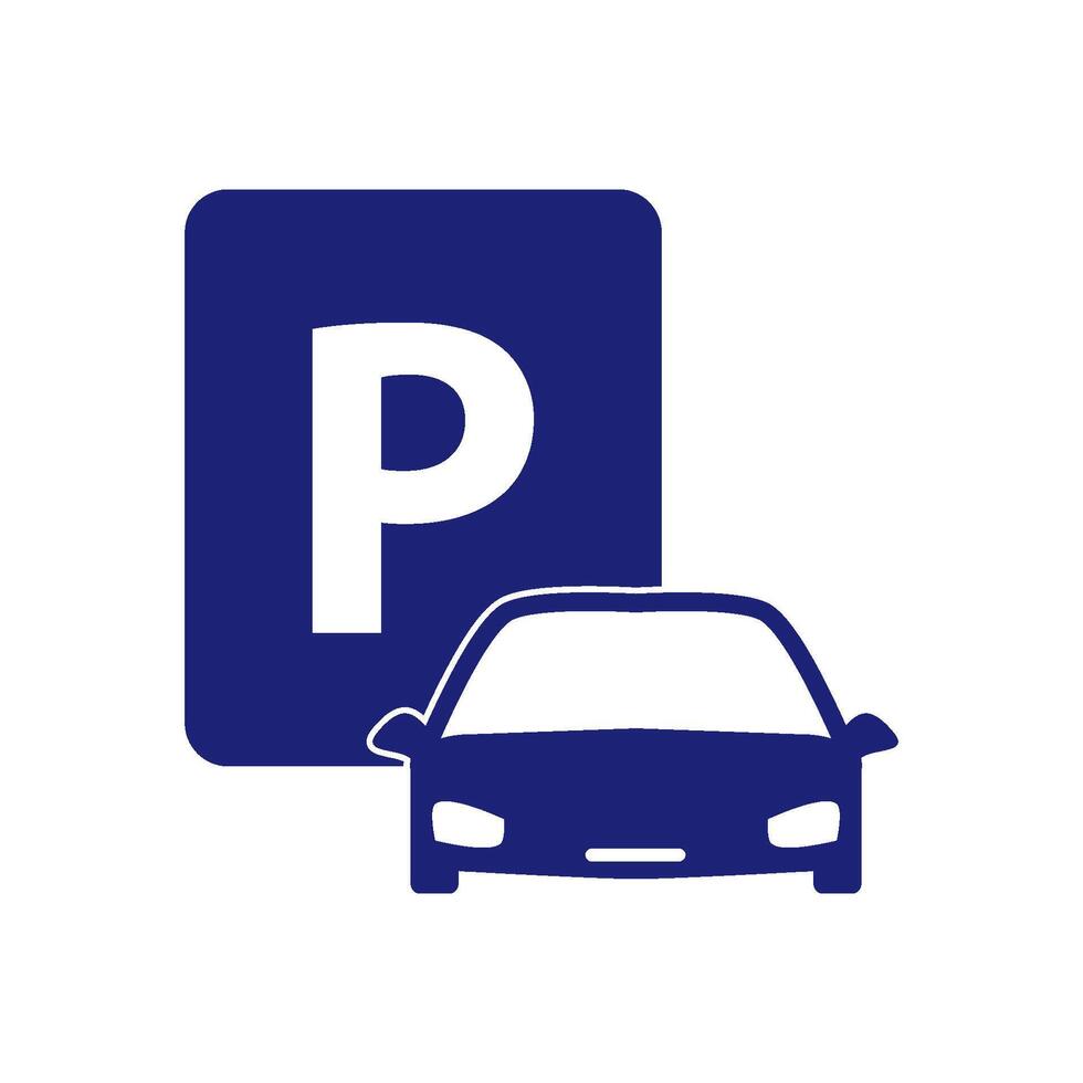 parking icône vecteur conception modèle