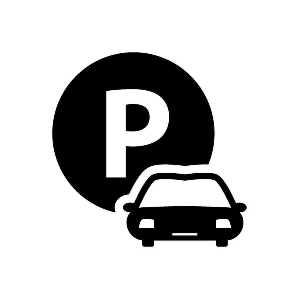 parking icône vecteur conception modèle