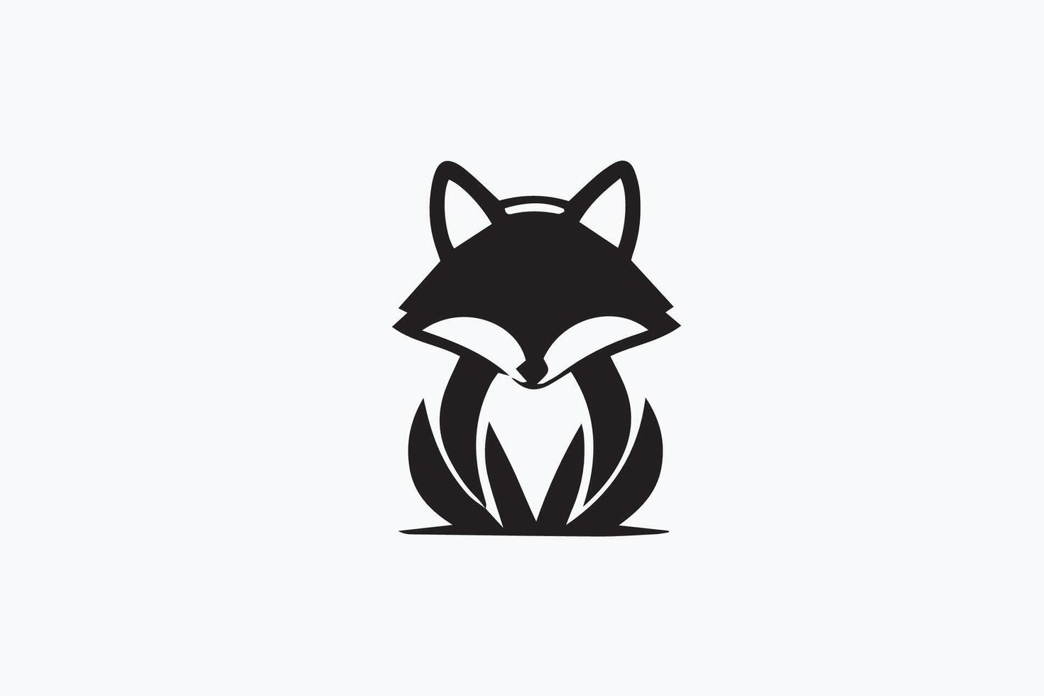 Renard logo animal icône vecteur