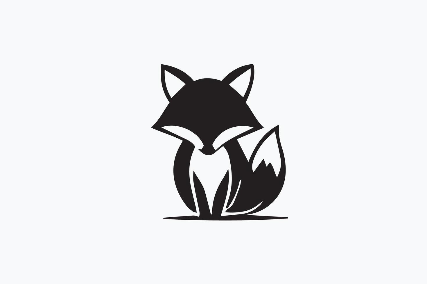 Renard logo animal icône vecteur