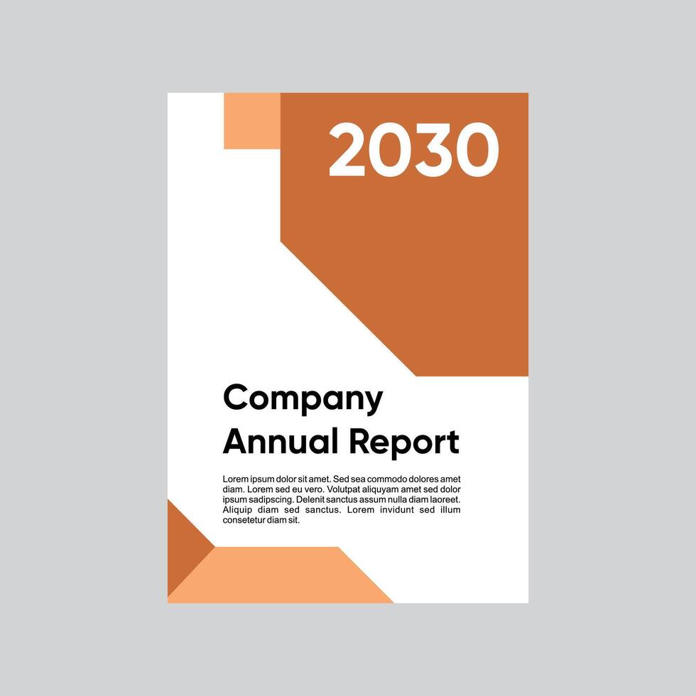 2030 entreprise annuel rapport conception Nouveau vecteur