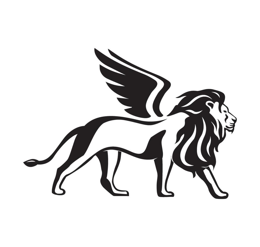 Lion logo, Royal Roi animal, vecteur illustration icône