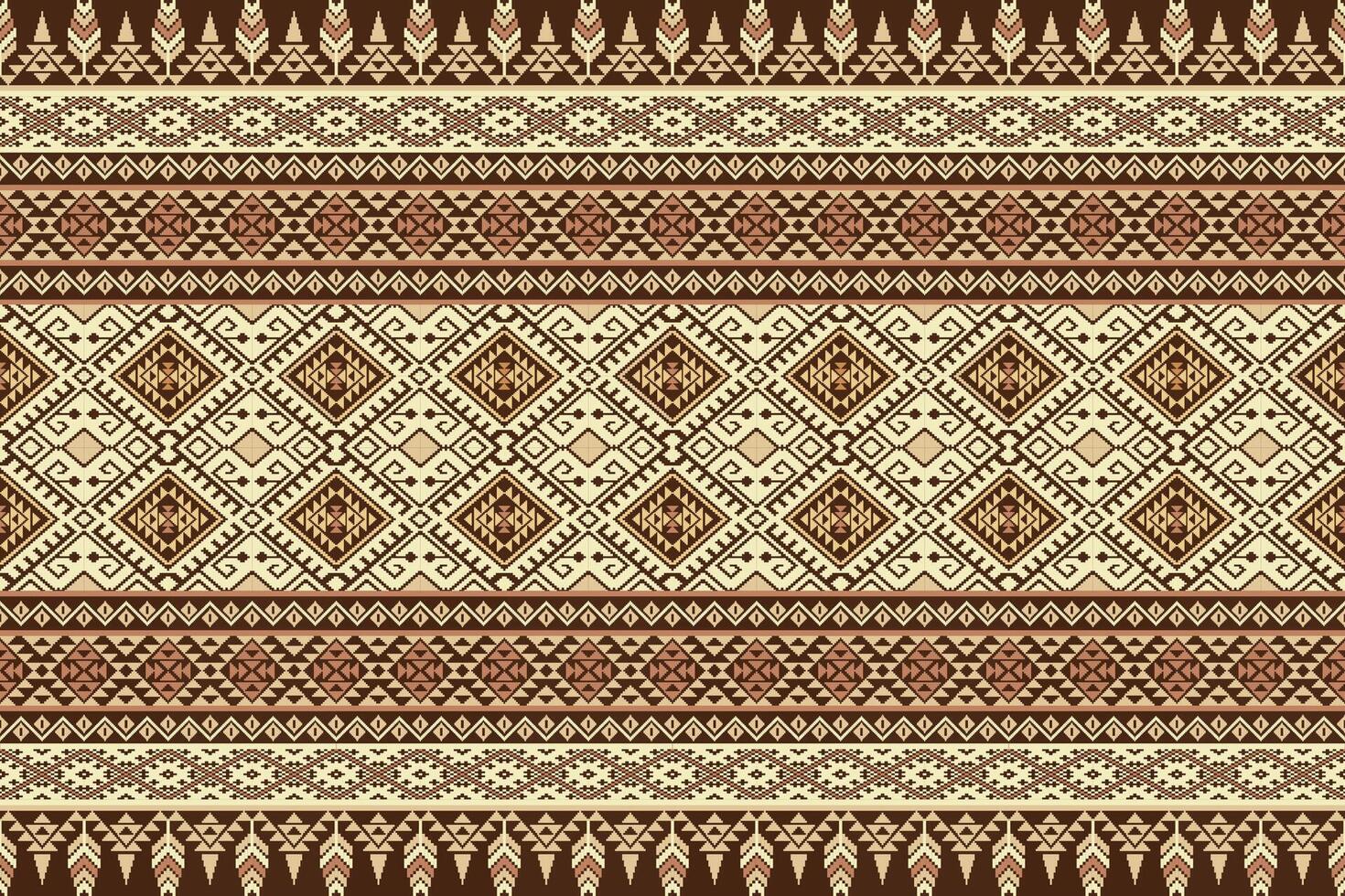 géométrique ethnique modèle Oriental style. vecteur conception pour tissu, tapis, tuile, broderie, fond d'écran, et Contexte