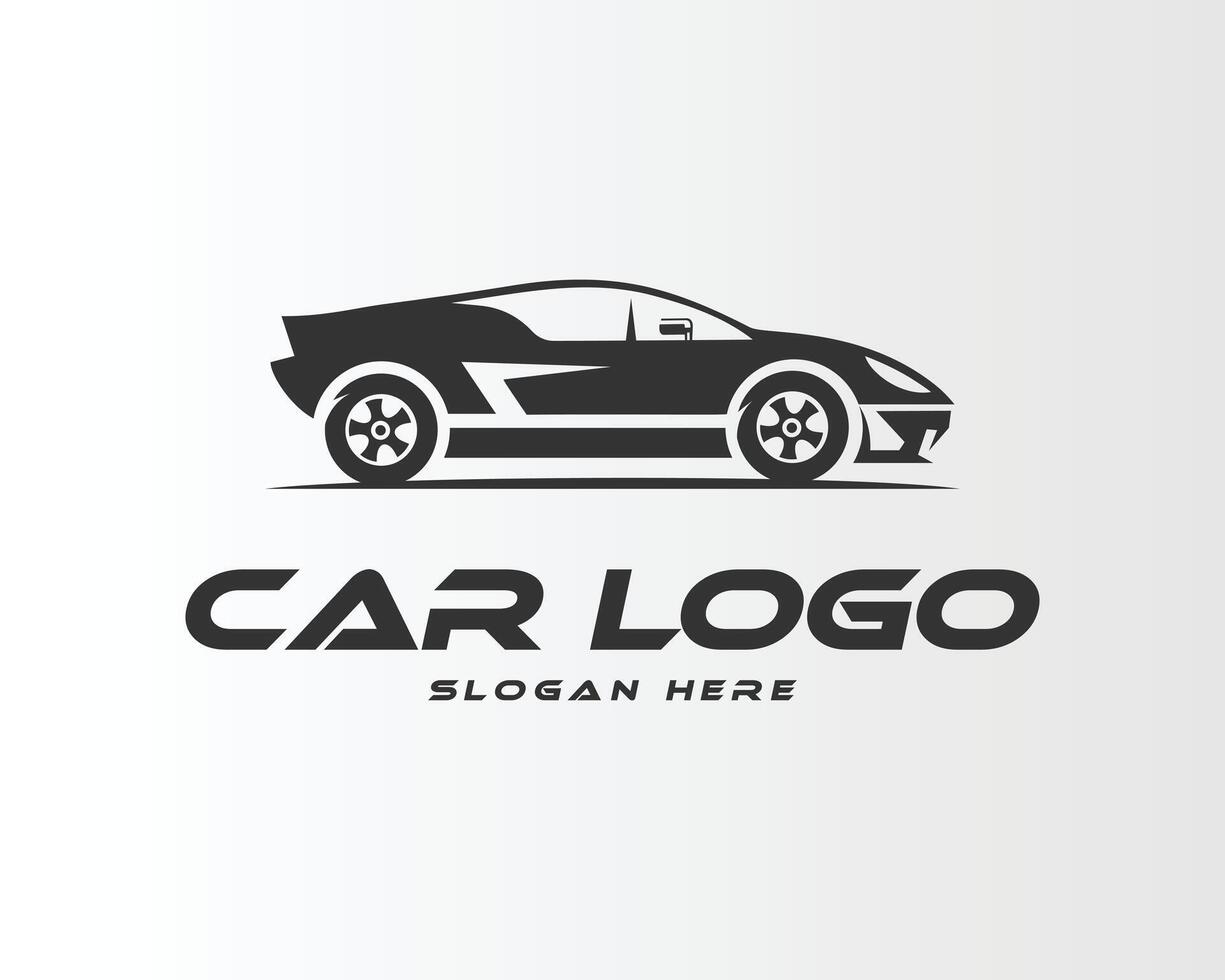 unique des sports voiture logo conception moderne minimaliste vecteur modèle.