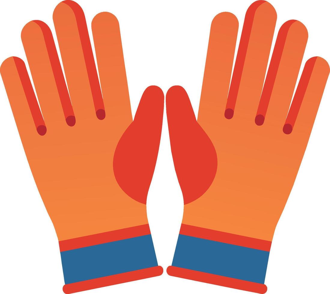 vecteur gants nettoyage équipement illustration