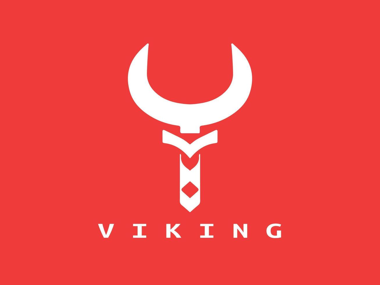 viking logo conception modèle vecteur