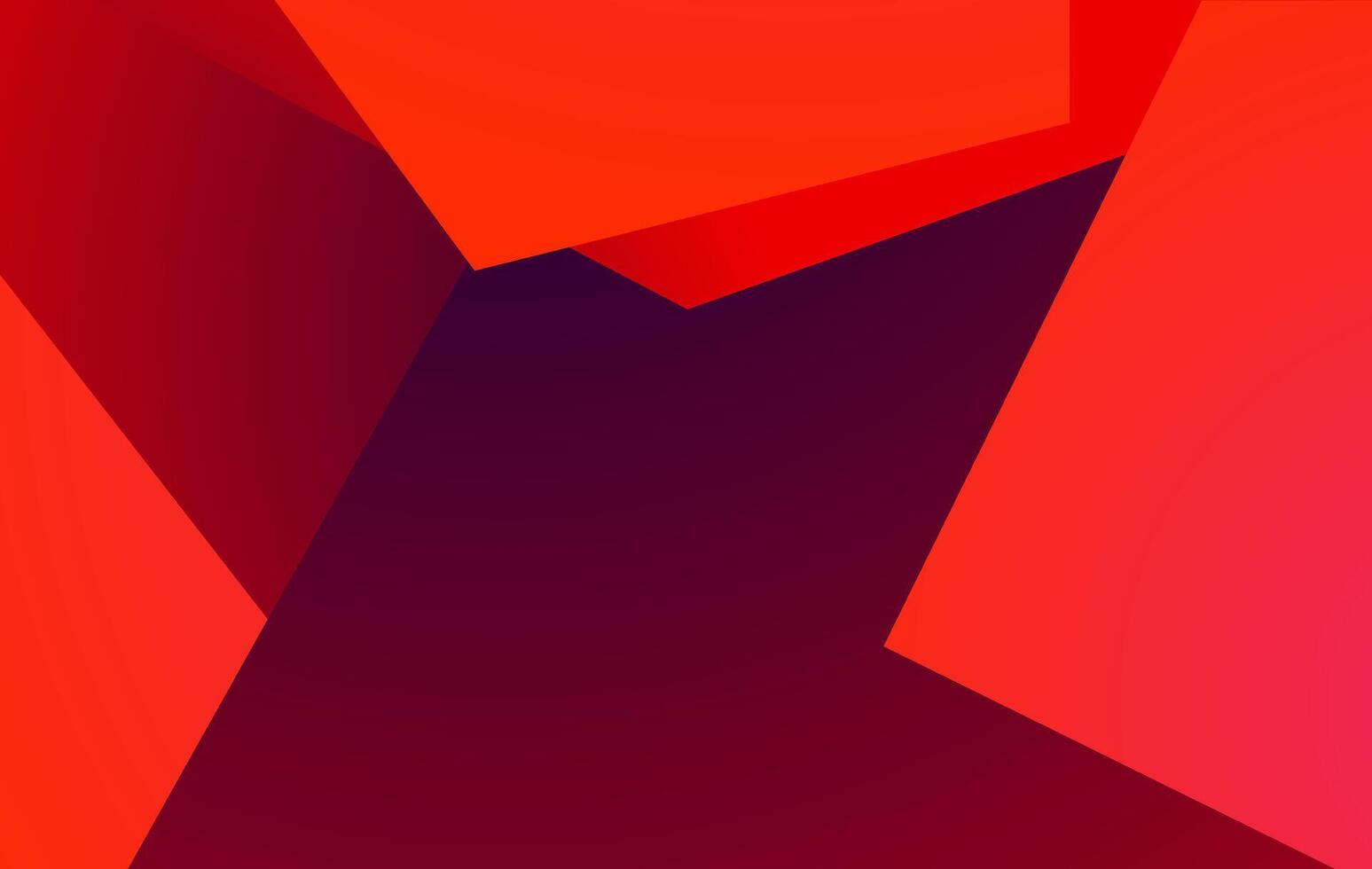 une rouge et violet abstrait Contexte avec une Triangle forme vecteur