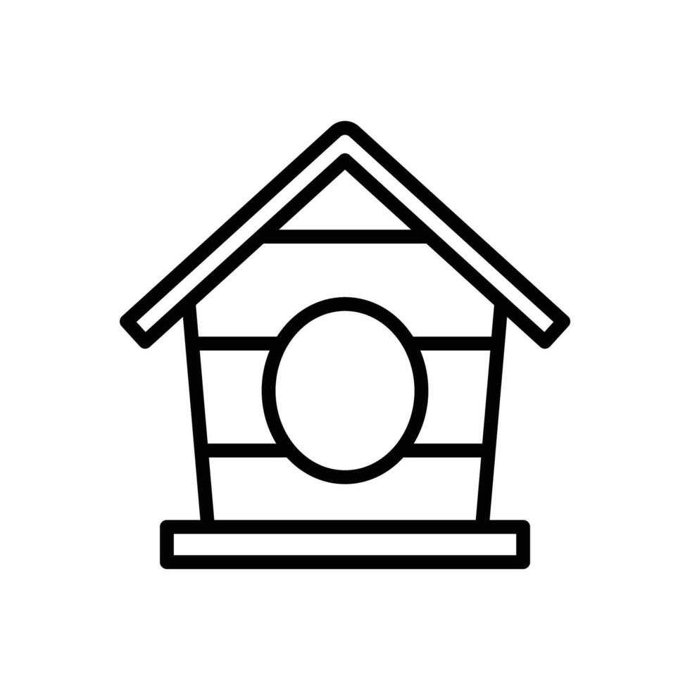 oiseau maison icône vecteur conception modèle dans blanc Contexte