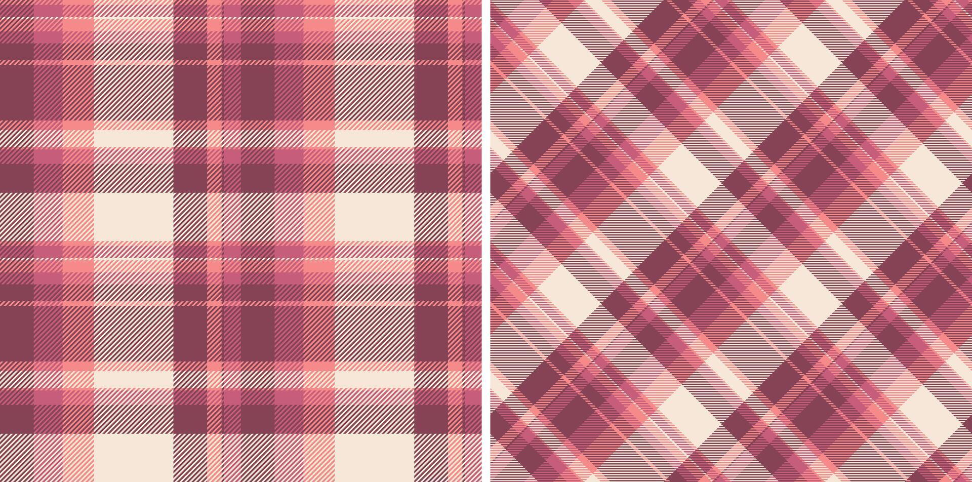 sans couture tartan Contexte de vecteur vérifier textile avec une en tissu texture modèle plaid.