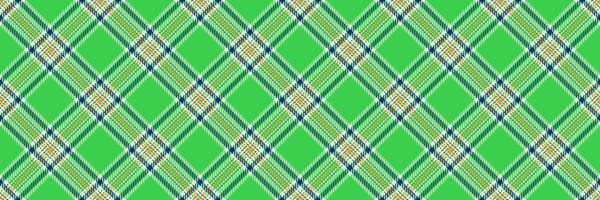 liste tartan modèle transparent, art plaid vecteur texture. Bande vérifier en tissu textile Contexte dans vert et lumière couleurs.