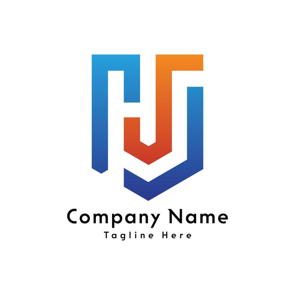 rj lettre logo conception icône vecteur