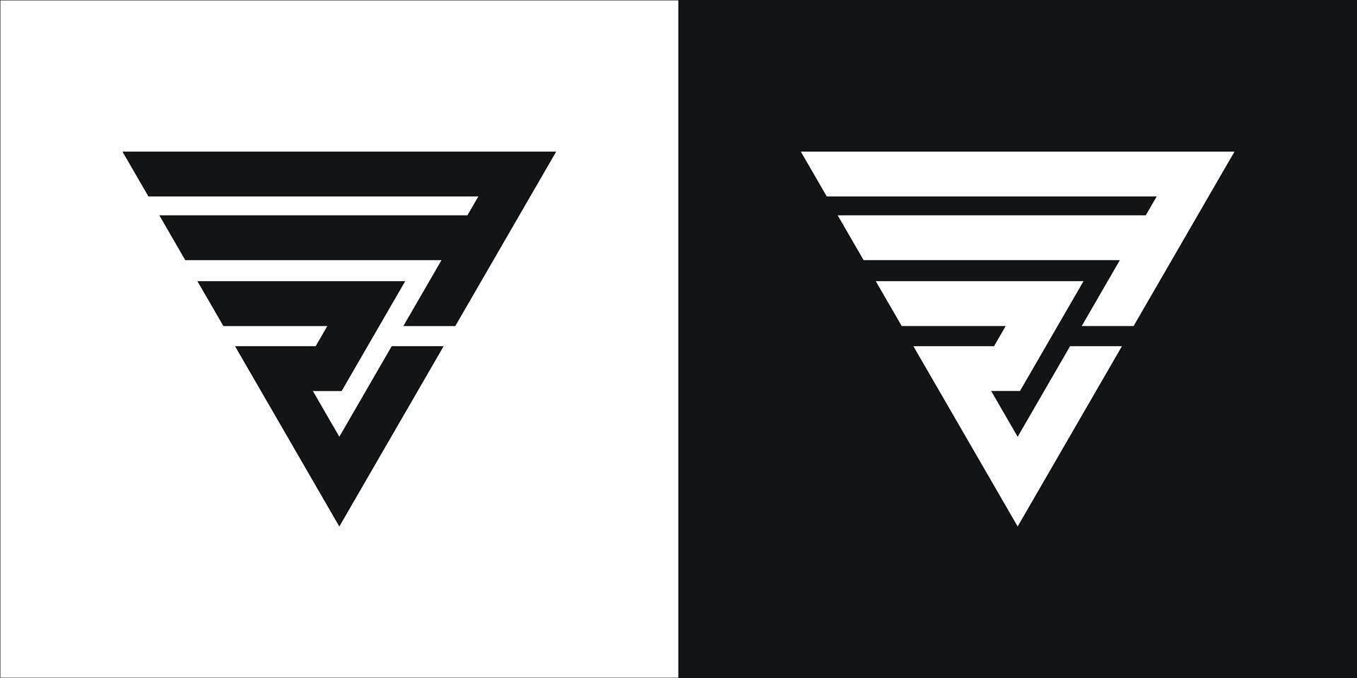 rf lettre Créatif logo conception icône vecteur