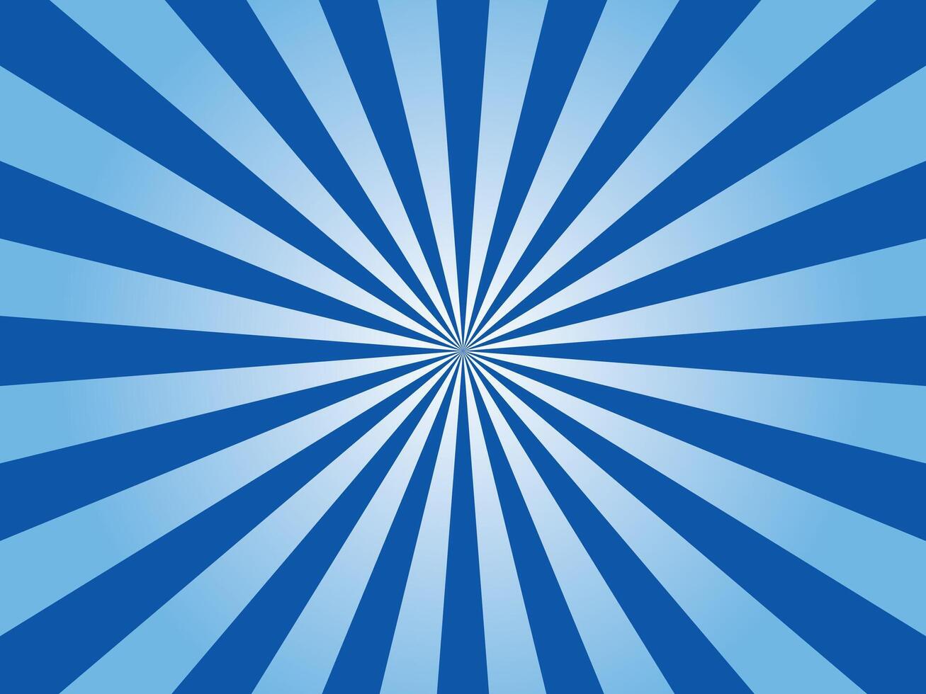 fond de motif abstrait sunburst bleu pour élément de conception graphique moderne. dessin animé de rayon brillant avec coloré pour le fond d'écran de bannière de site Web et la décoration de carte d'affiche vecteur