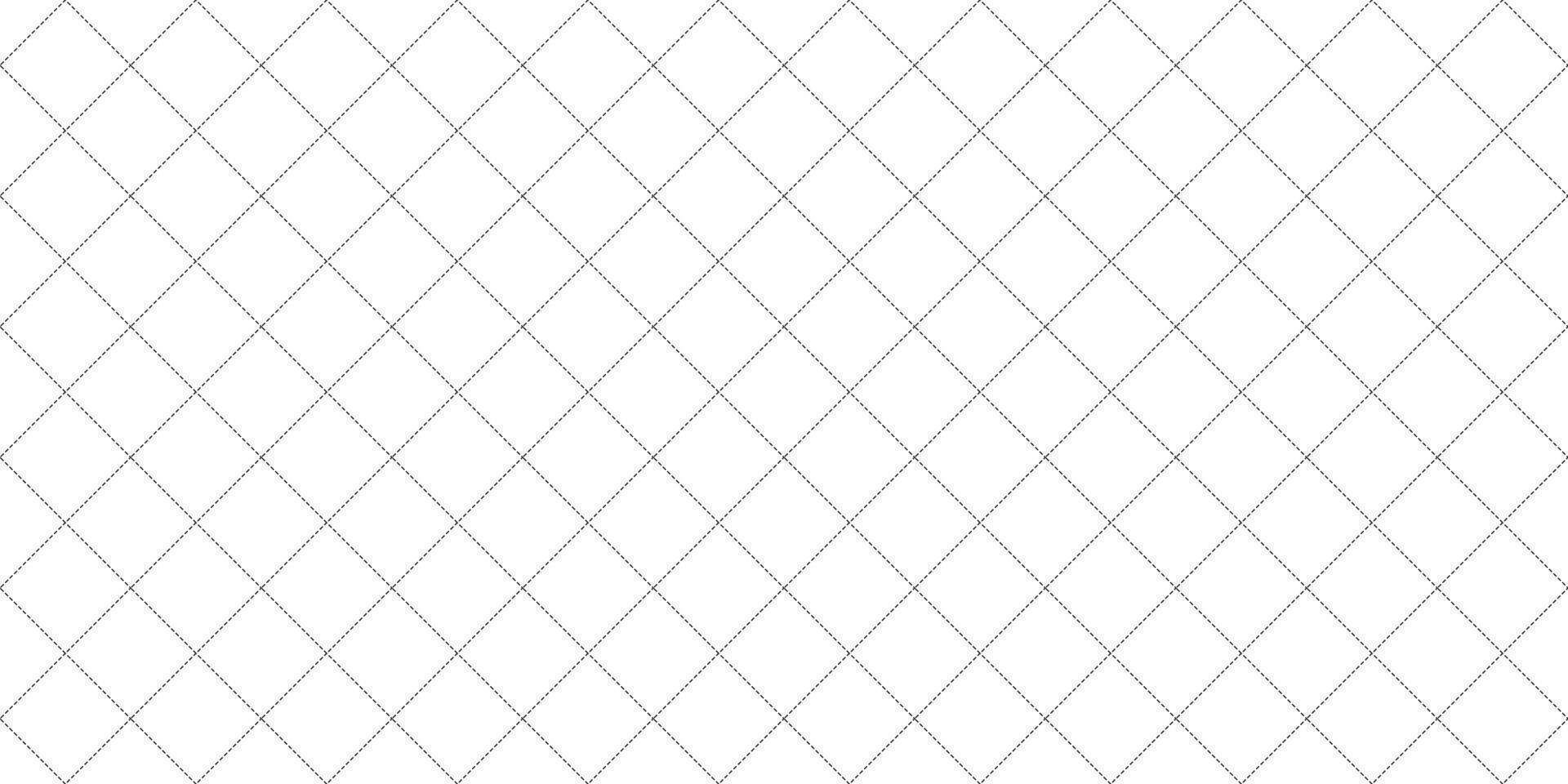pointillé ligne oblique carré Contexte modèle sans couture vecteur