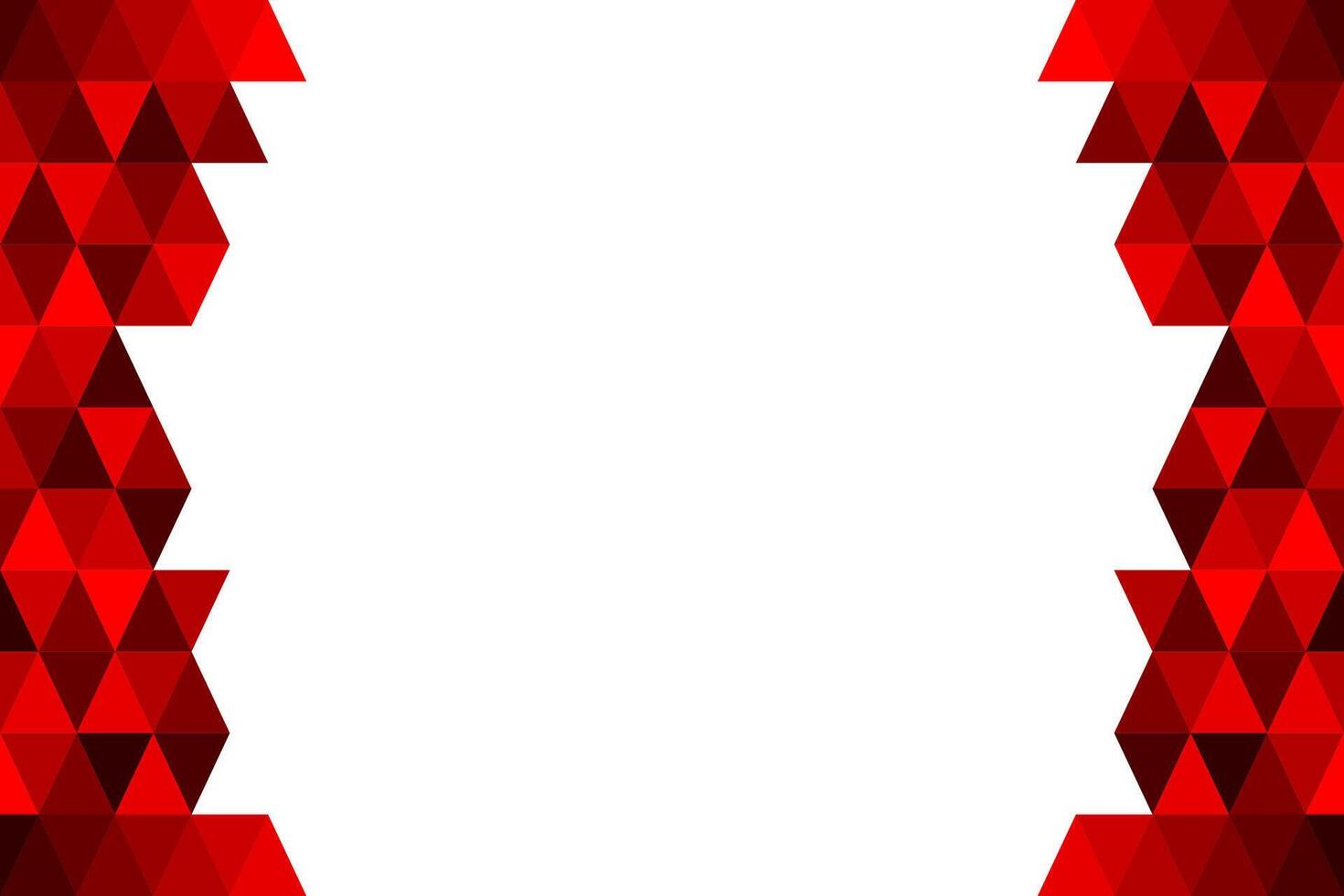 abstrait moderne Contexte avec rouge géométrique forme. vecteur illustration