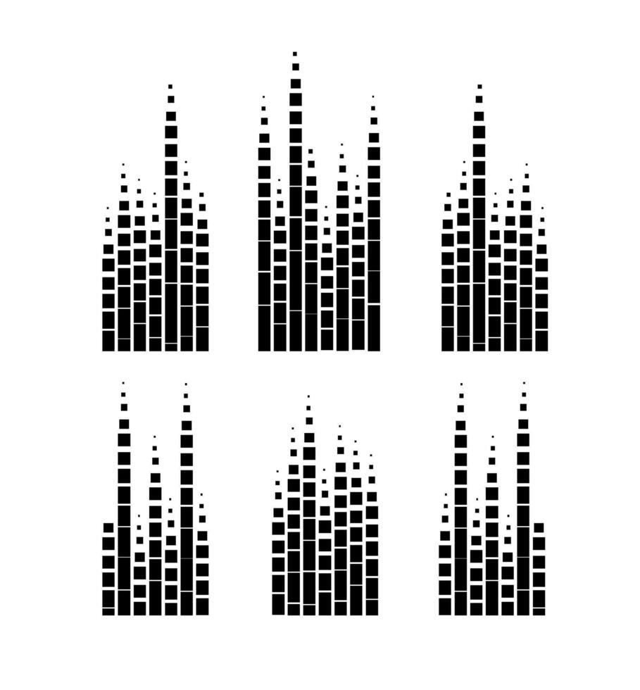 vecteur demi-teinte transition abstrait . sans couture