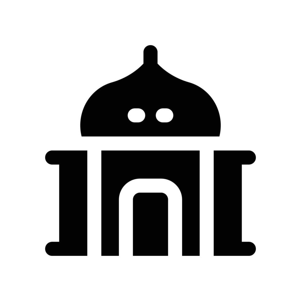 mosquée icône. vecteur glyphe icône pour votre site Internet, mobile, présentation, et logo conception.