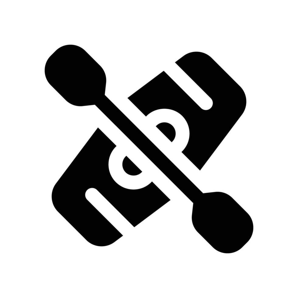canoë icône. vecteur glyphe icône pour votre site Internet, mobile, présentation, et logo conception.
