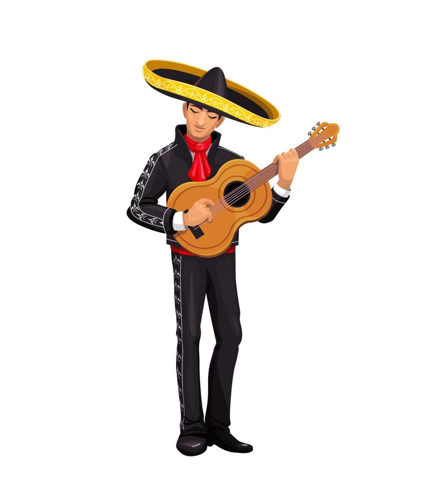 mexicain mariachi musicien personnage vecteur