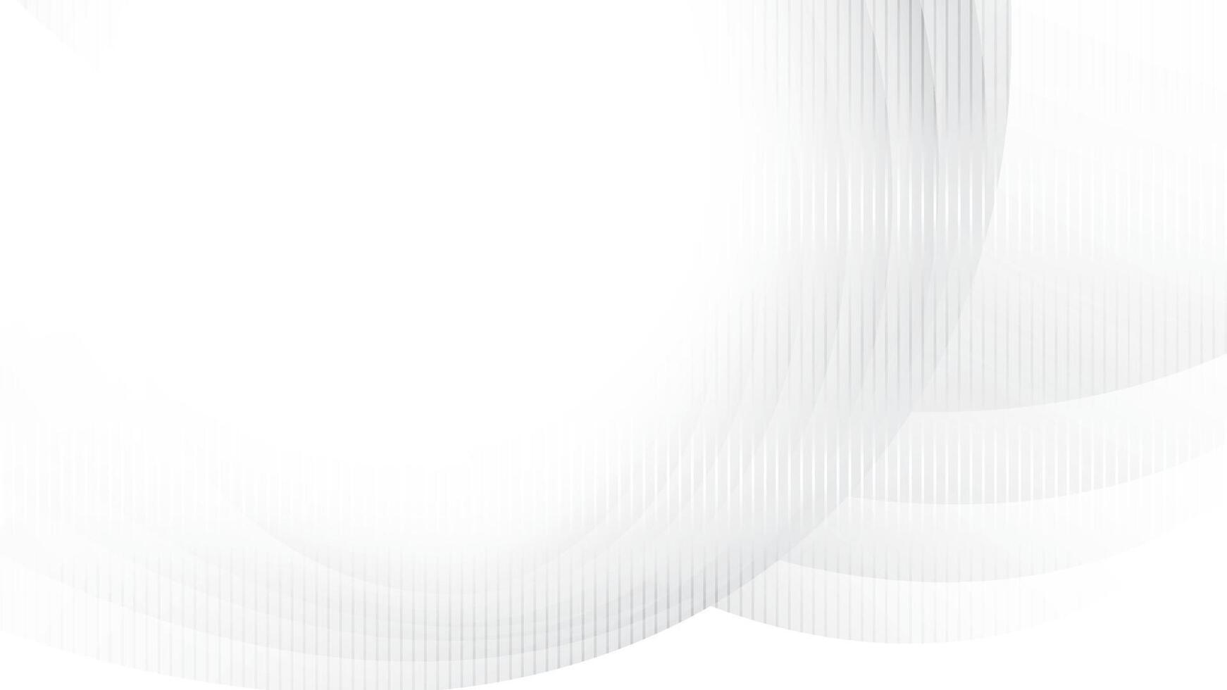 abstrait blanc et gris couleur, moderne conception rayures Contexte avec courbe ligne modèle. vecteur illustration.