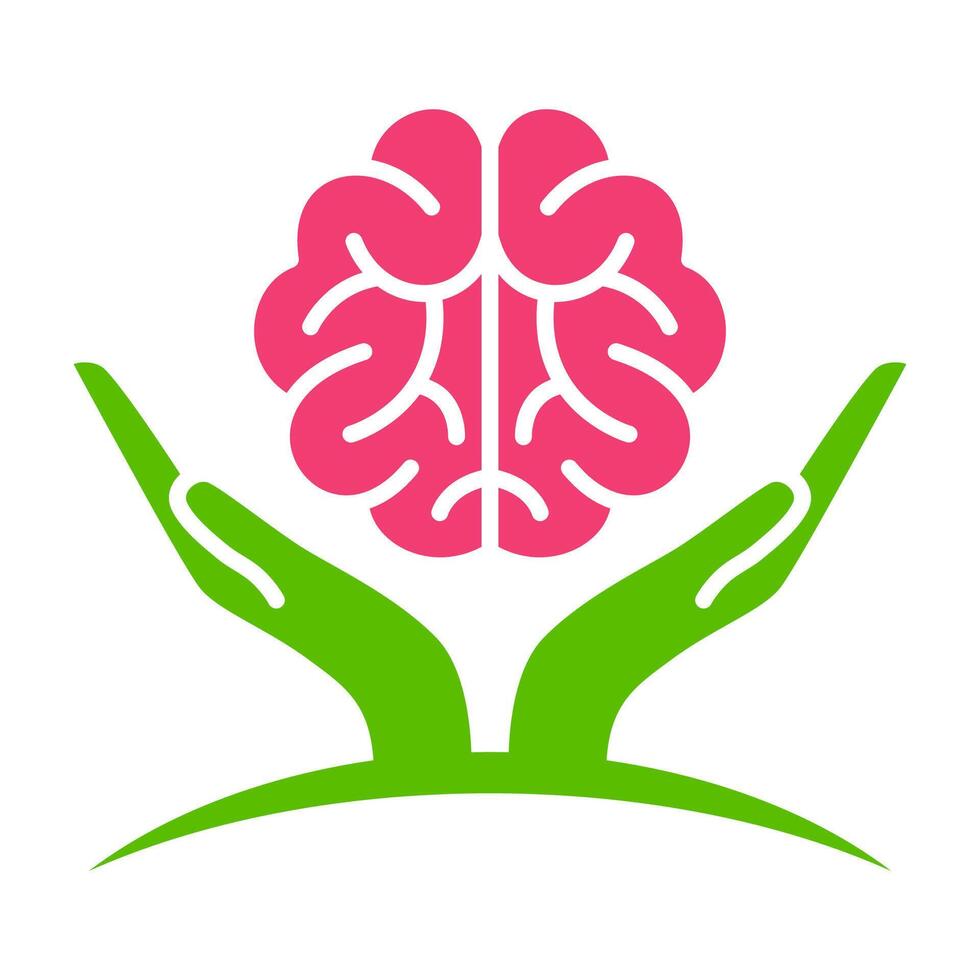 cerveau dommage récupération médical logo vecteur