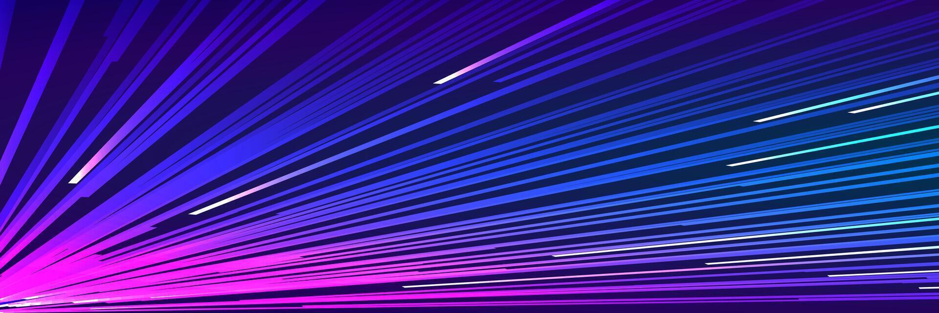 néon violet et bleu diagonale lignes Contexte vecteur