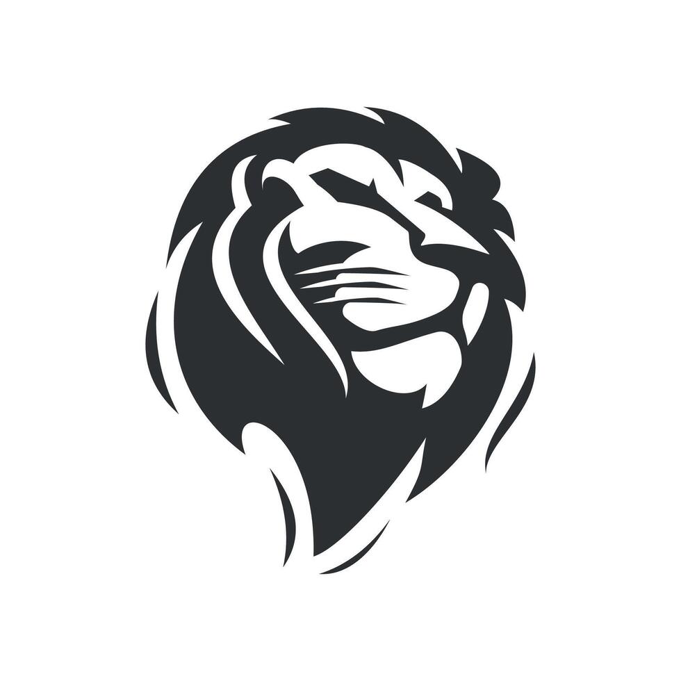 logo vectoriel tête de lion