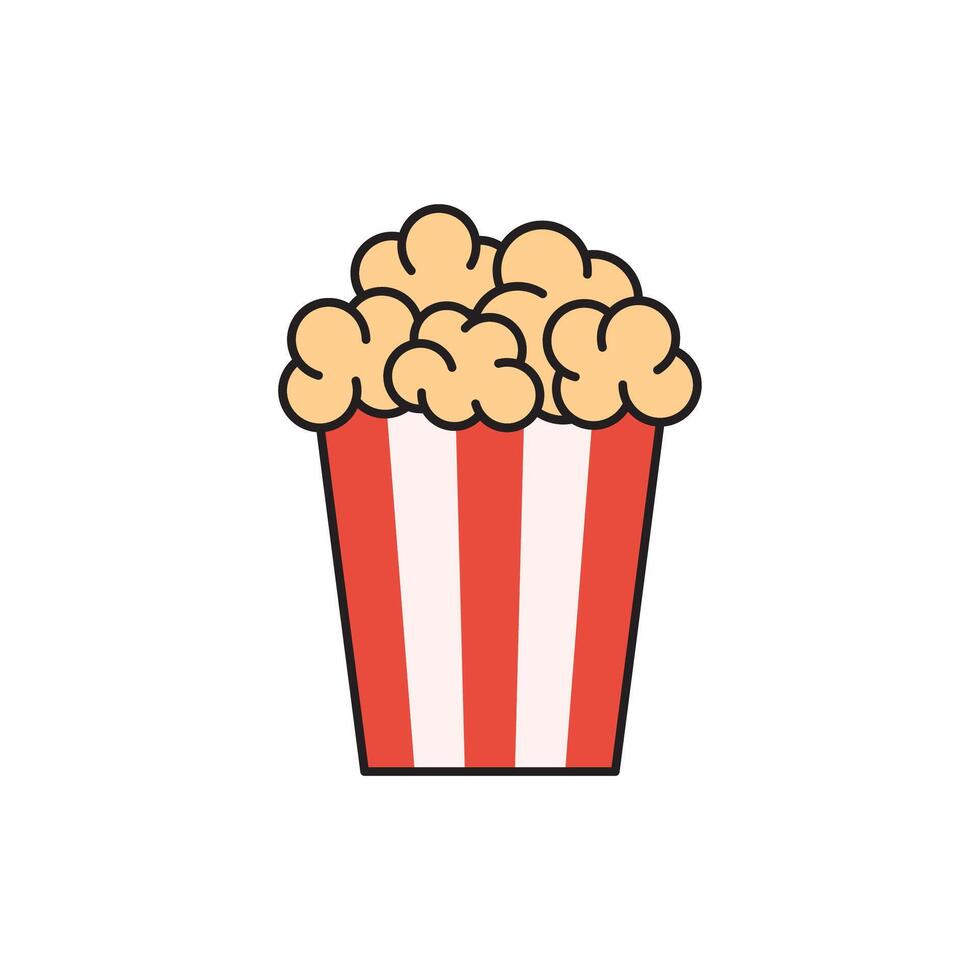 pop corn icône symbole modèle pour graphique et la toile conception logo vecteur illustration