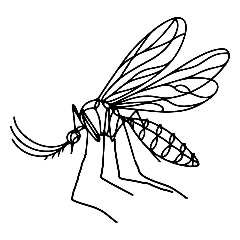 prévenir moustique mord monde paludisme journée concept illustration. vecteur