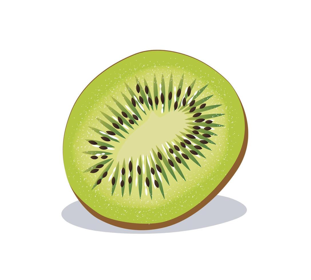 vecteur sans couture modèle sur le thème de nourriture des fruits baies juteux mûr kiwi