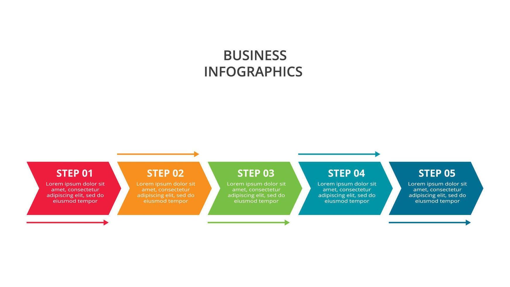 concept créatif pour infographie avec 5 étapes, options, pièces ou processus. visualisation des données d'entreprise vecteur