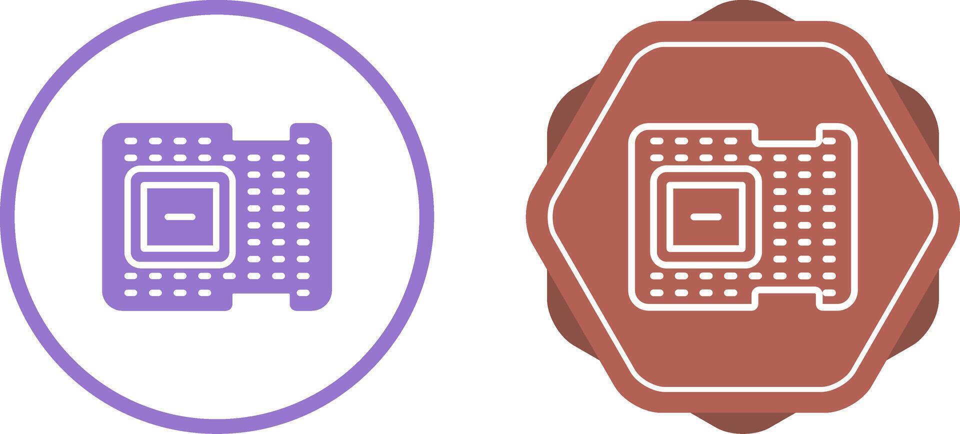 icône de vecteur de processeur